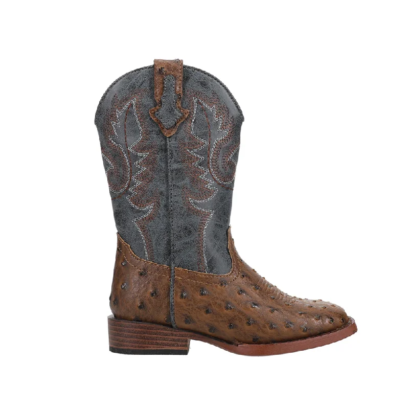 Bumps Square Toe Cowboy Boots (Little Kid-Big Kid)