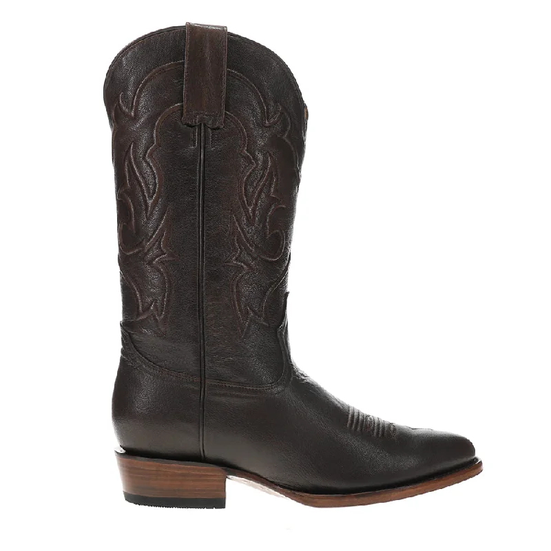 Carlisle Embroidered Round Toe Cowboy Boots