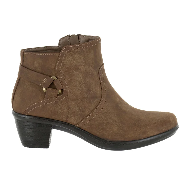 Dawnta Round Toe Zippered Booties