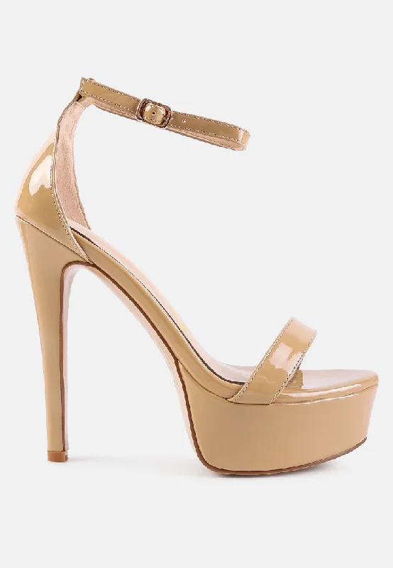 my mains high platform stiletto sandals