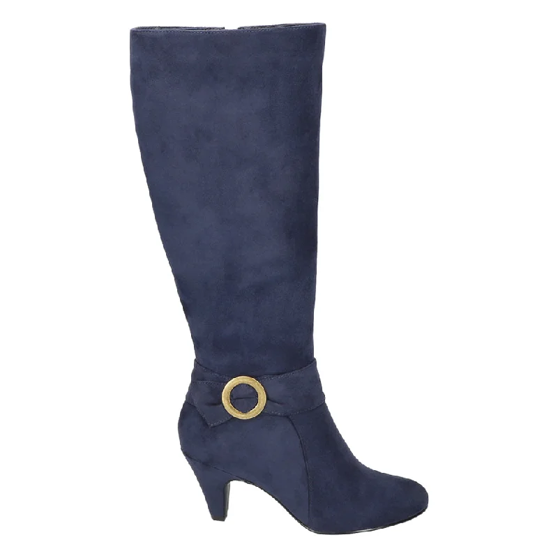 Rima Round Toe Wide Calf Zippered Boots