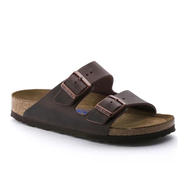 Birkenstock Women's Arizona Soft Footbed Oiled Leather Habana