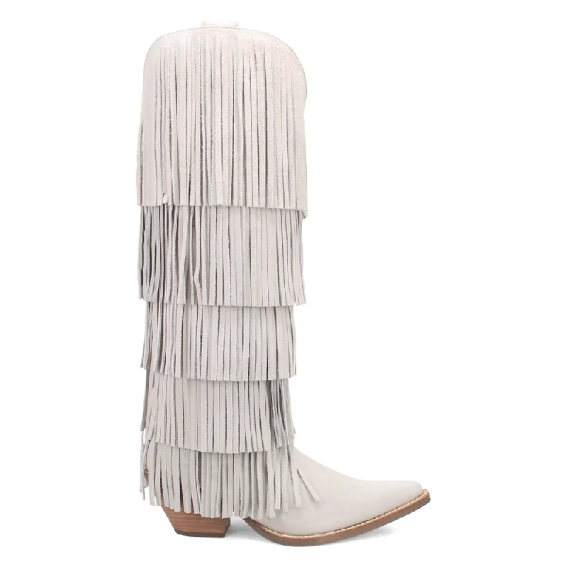 Wild Child Fringe Snip Toe Cowboy Boots