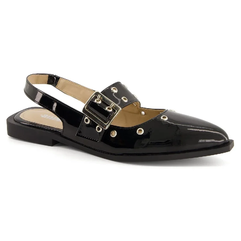 Andrea Slingback Flats Wide Buckle