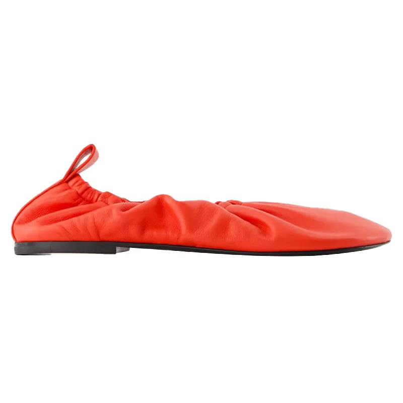 Ballerinas - Jil Sander - Leather - Red