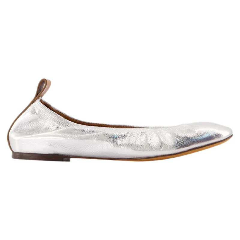 Ballerinas - Lanvin - Leather - Silver