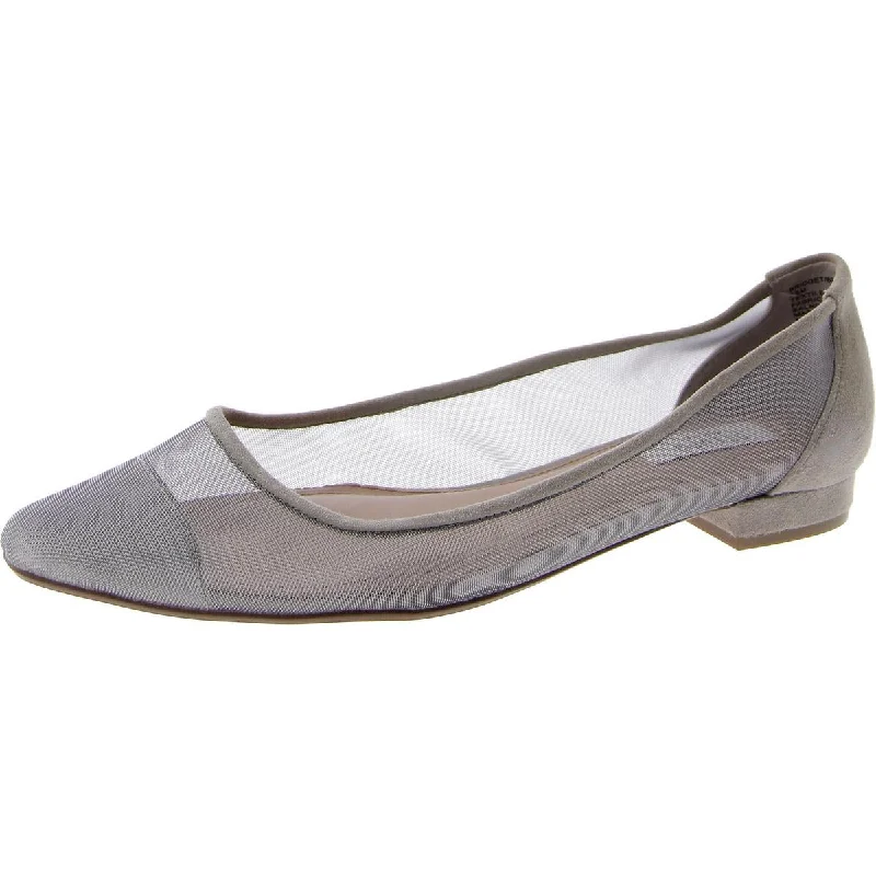 Bridget Womens Mesh Slip On Flats