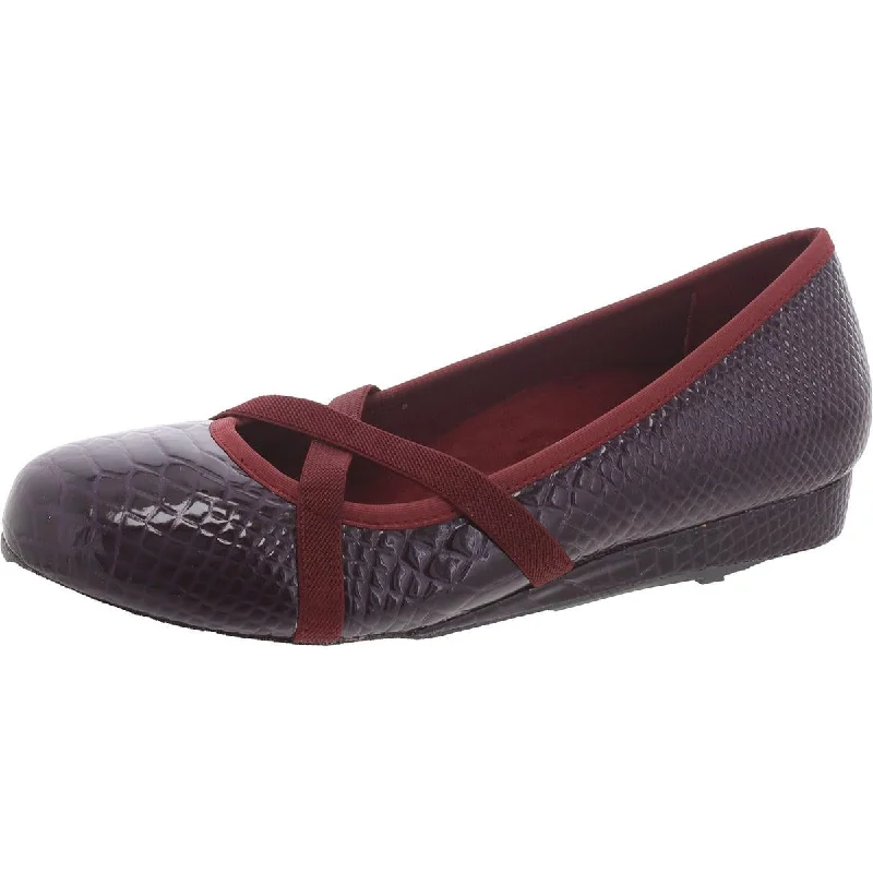 Dakota Womens Slip On Ballet Flats