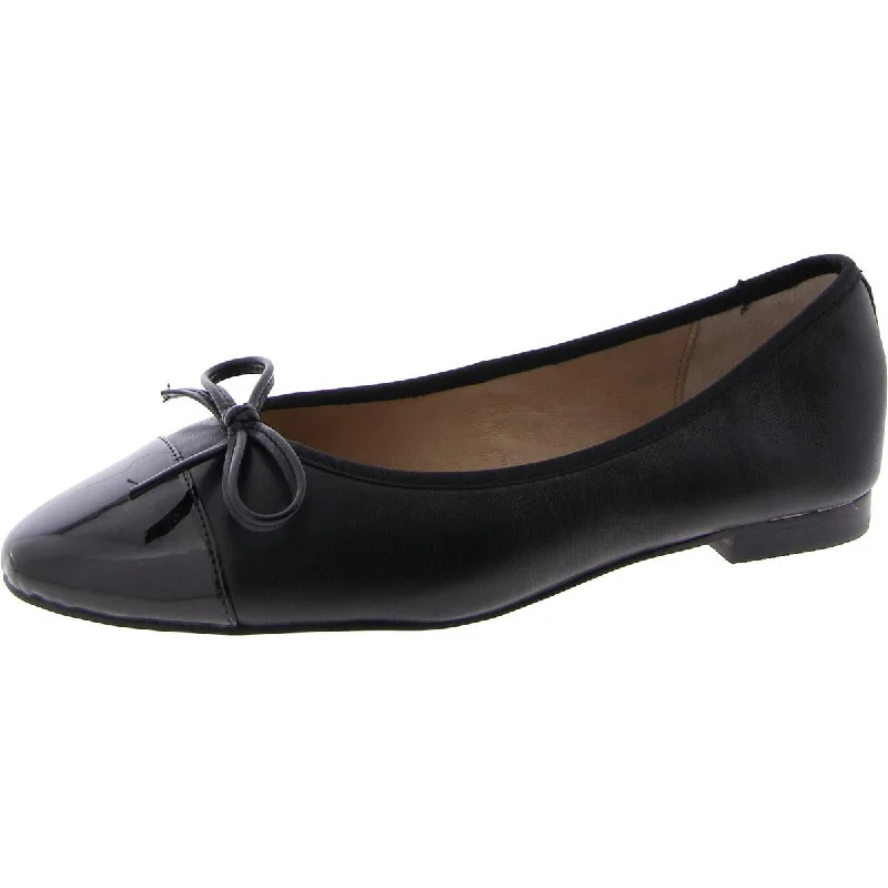 Ellison Womens Bow Flat Ballet Flats