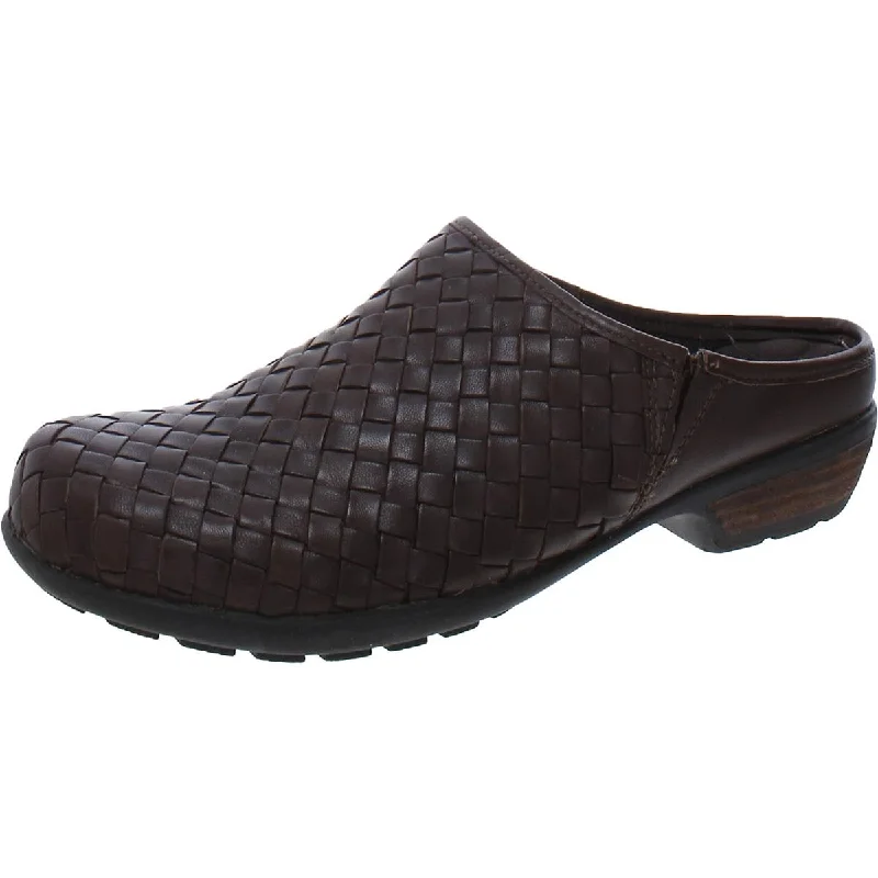 Walking Cradles Womens Emerson Leather Slip On Clogs