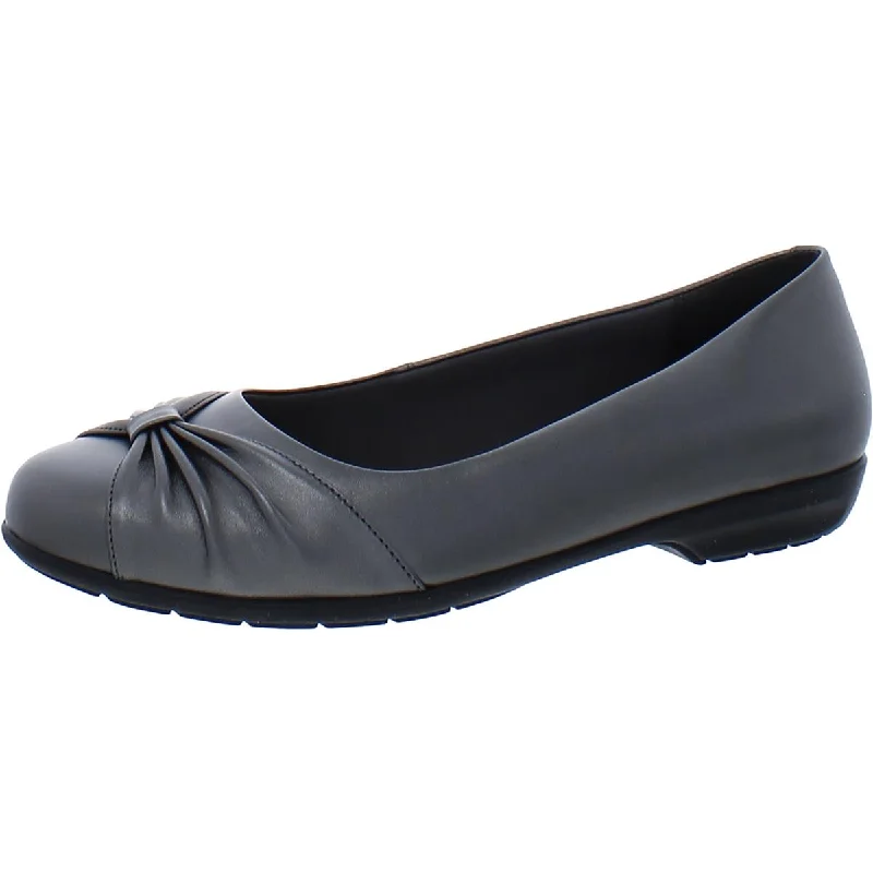 Walking Cradles Womens Fall Leather Slip On Skimmer Shoes