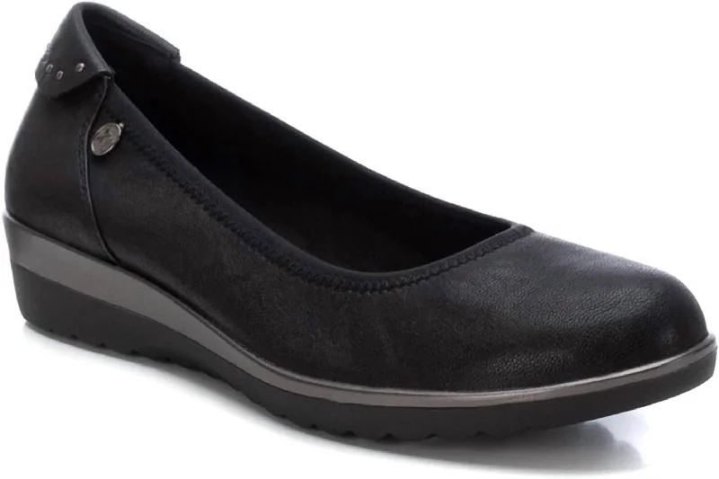 Women's Ballet Flats Shoes In Black