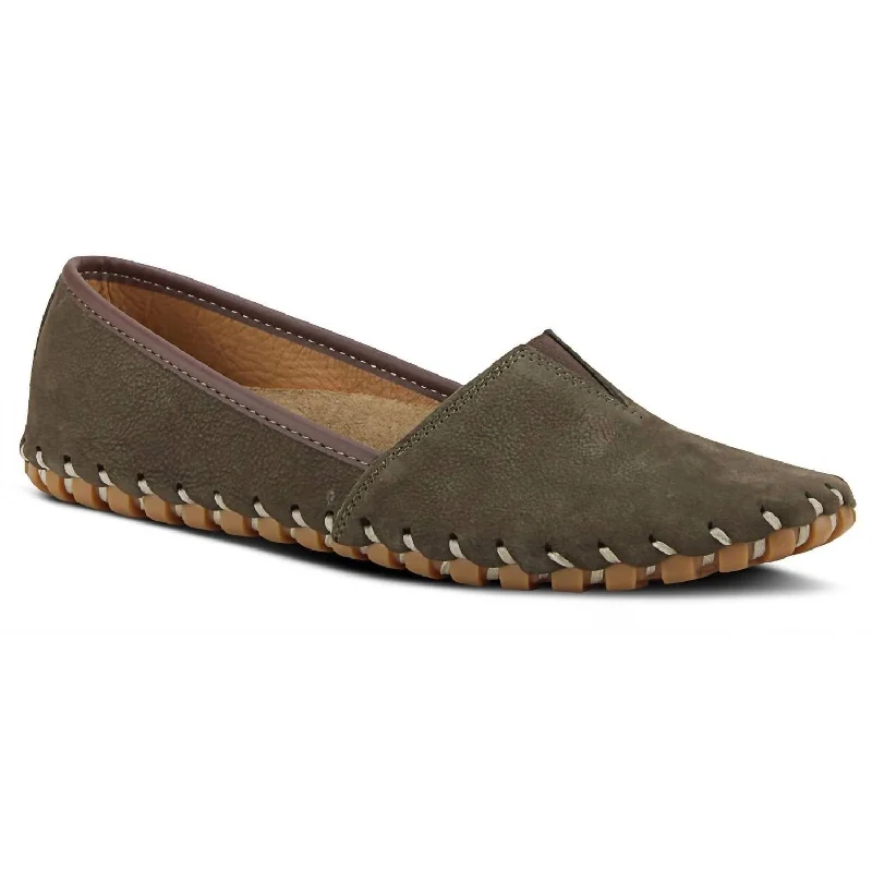 Women's Kathaleta Slip On Shoes In Dark Olive