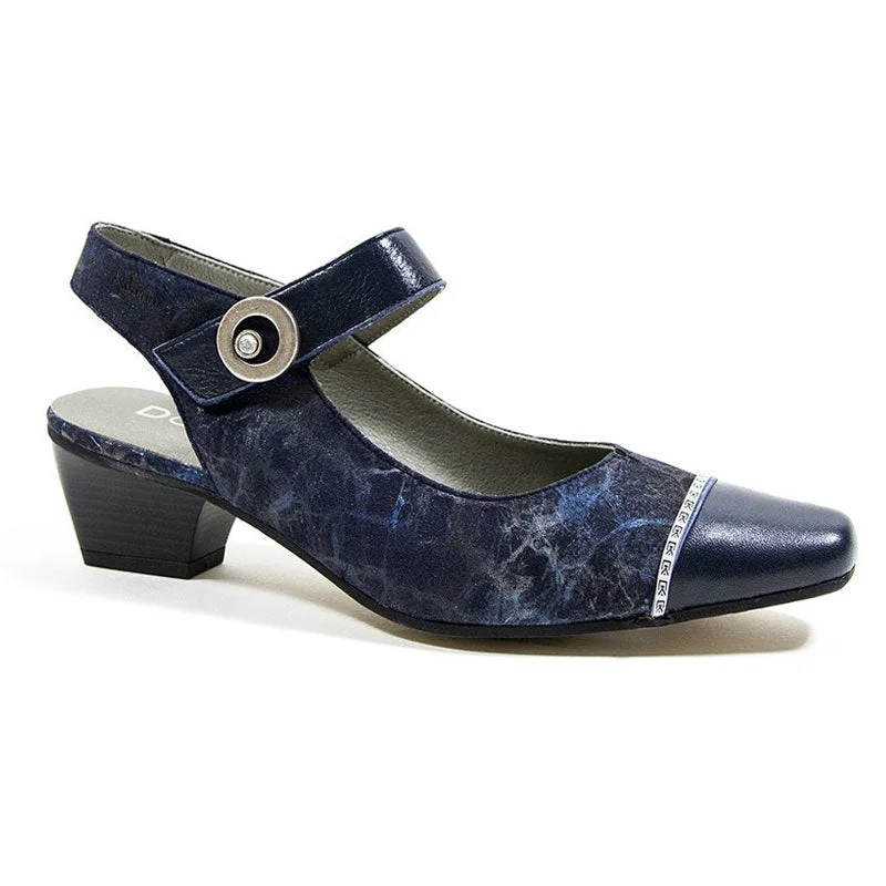 Dorking Concha 6624 Heel Navy (Women's)