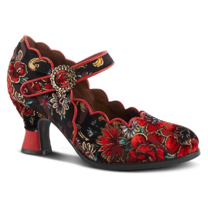 L'artiste By Spring Step Adodora Red Multi Pump (Women's)