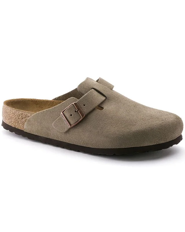 Boston Soft Footbed Suede Leather (Narrow)