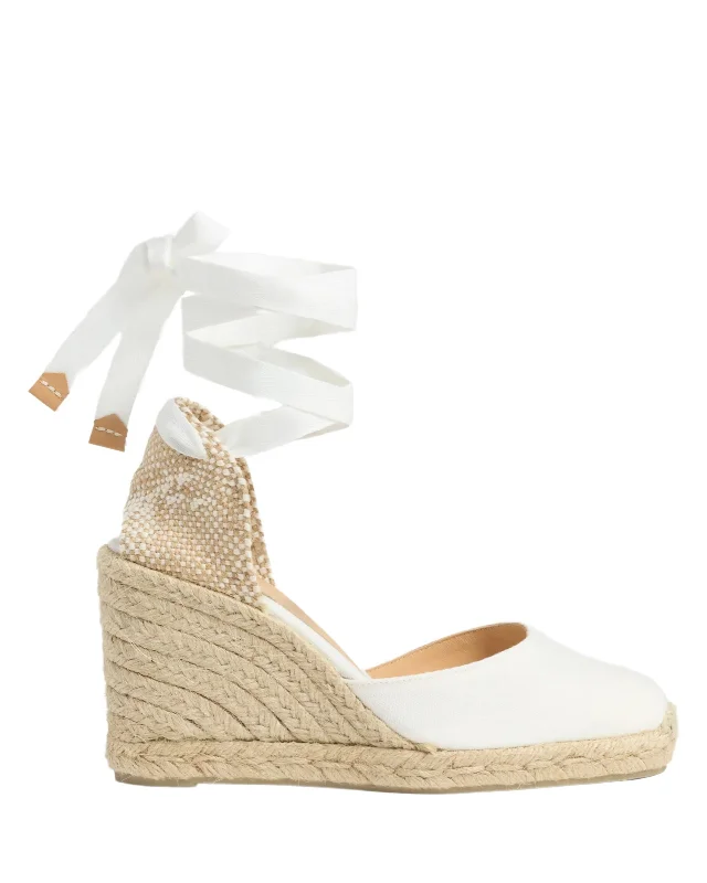 Carina C Wedge White Espadrille