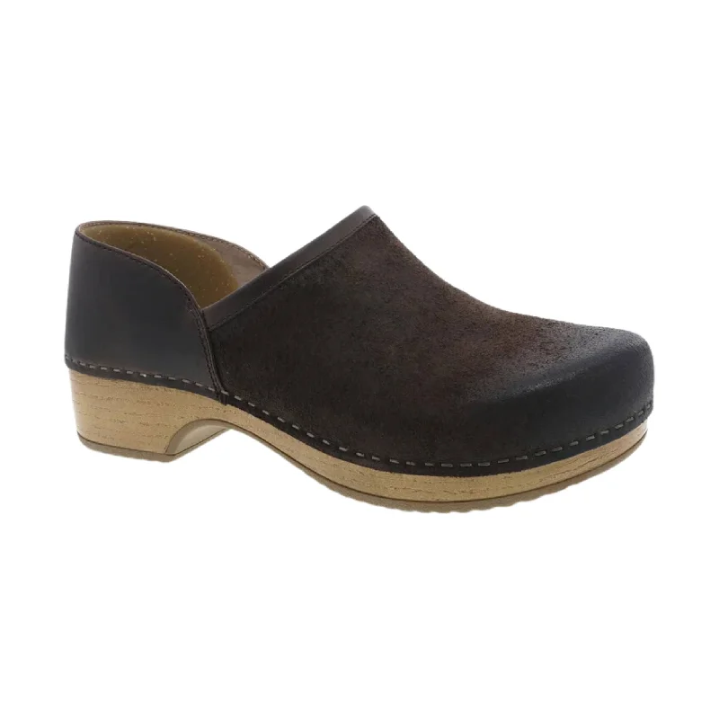 Dansko Women's Brenna - Chocolate Burnished Suede