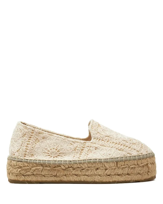 Double Sole Lace Espadrilles