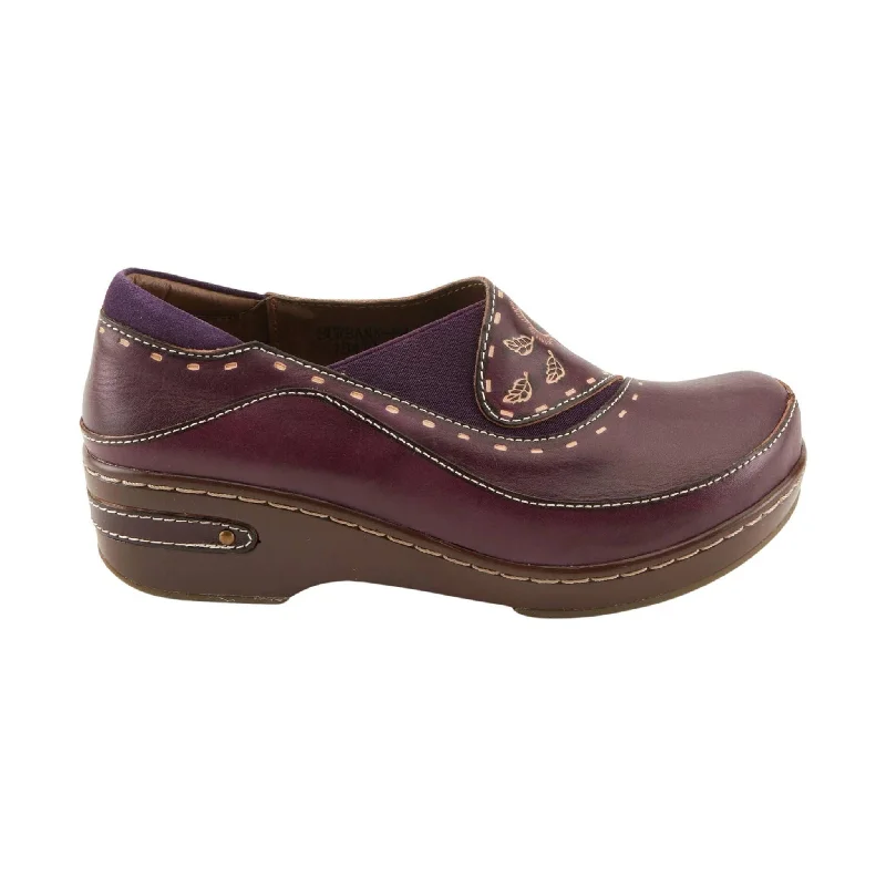 Spring Step L'artiste Women's Burbank Clogs - Purple