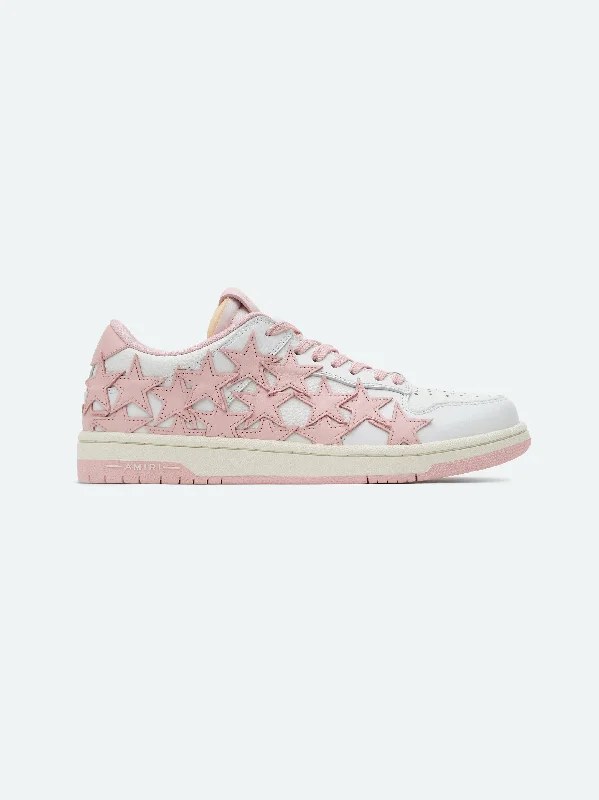 WOMEN - STARS LOW - White Pink