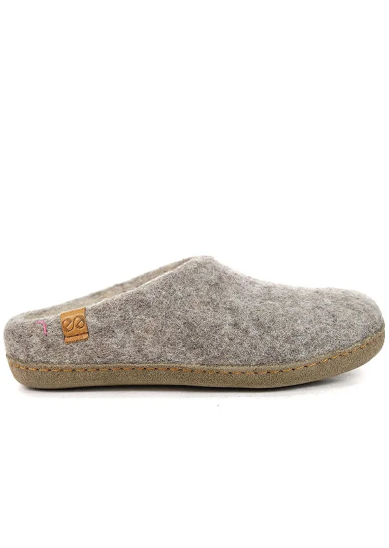 Wool by Green Unisex Makalu Suede Sole Open Heel Slippers