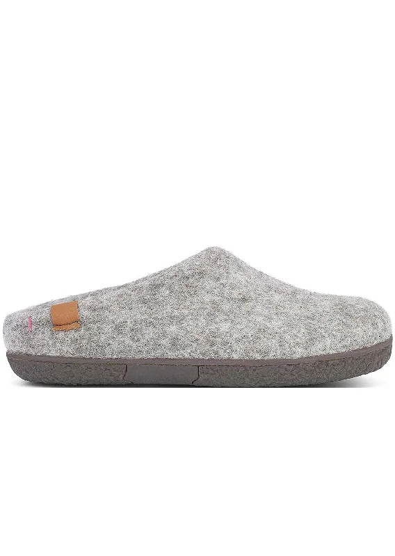 Wool by Green Unisex Tibet Rubber Sole Open Heel Slippers