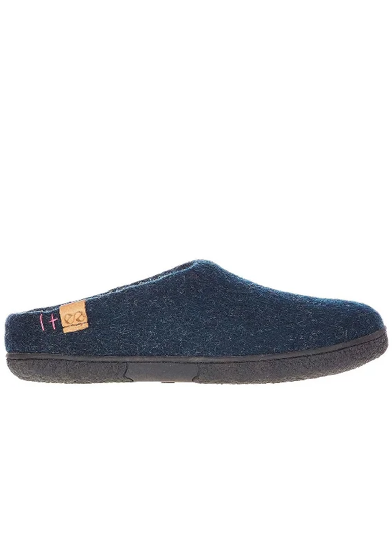 Wool by Green Unisex Tibet Rubber Sole Open Heel Slippers