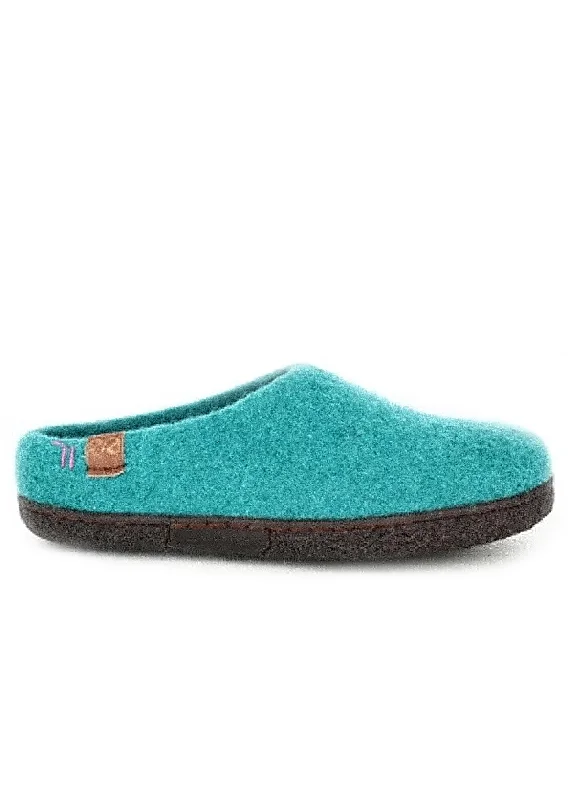 Wool by Green Unisex Makalu Suede Sole Open Heel Slippers